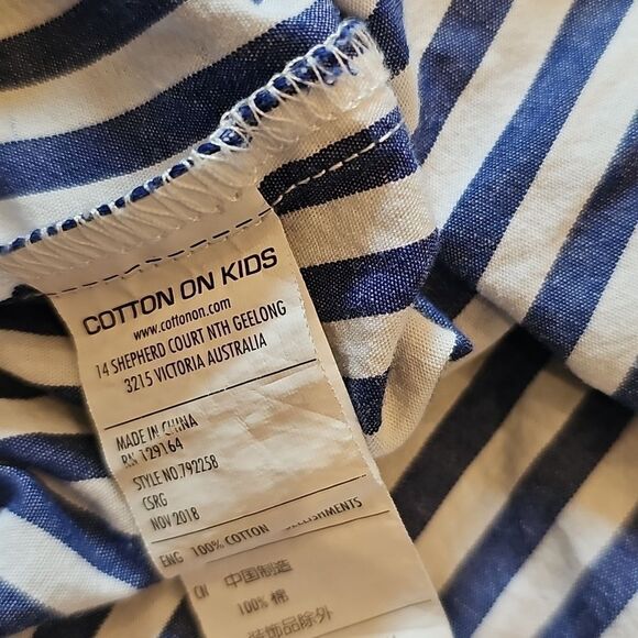 Long sleeve cotton dress Size 8 Cotton On Kids - Picture 11 of 12